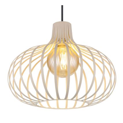 Globo - Κρεμαστό φωτιστικό με καλώδιο 1xE27/40W/230V μπεζ
