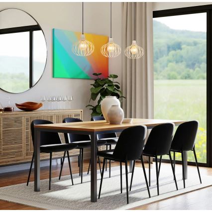 Globo - Κρεμαστό φωτιστικό με καλώδιο 3xE27/40W/230V μπεζ