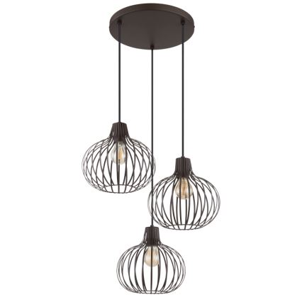 Globo - Κρεμαστό φωτιστικό με καλώδιο 3xE27/40W/230V