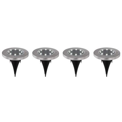 Globo - ΣΕΤ 4x Ηλιακό φωτιστικό LED LED/0,1W/3V IP44 300 mAh