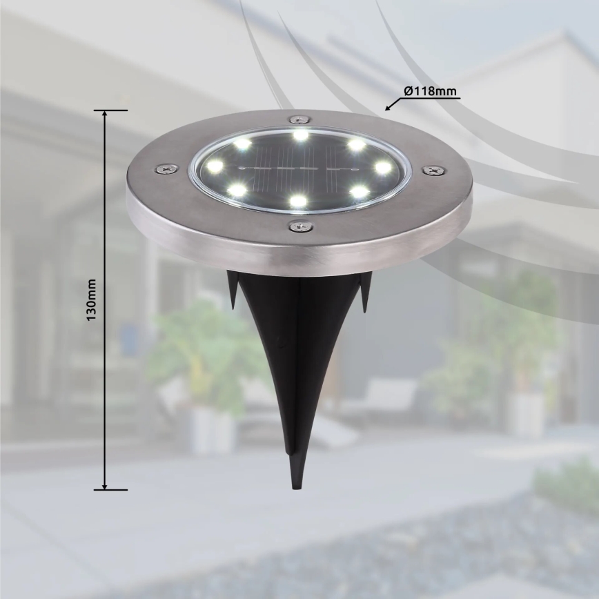 Globo - ΣΕΤ 4x Ηλιακό φωτιστικό LED LED/0,1W/3V IP44 300 mAh