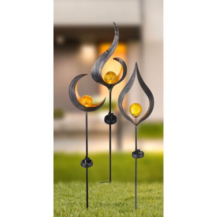 Globo- LED Ηλιακό φωτιστικό LED/0,02W/3V 600mAh IP44 χάλκινο