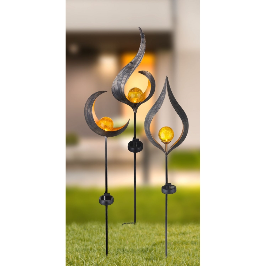 Globo- LED Ηλιακό φωτιστικό LED/0,02W/3V 600mAh IP44 χάλκινο