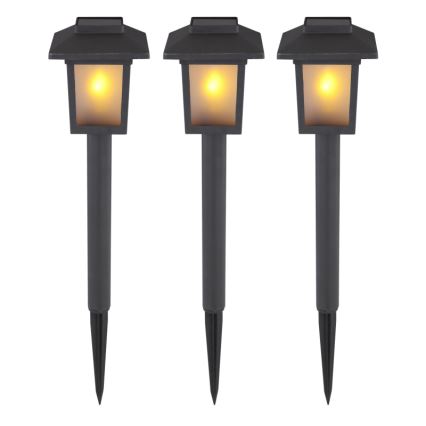 Globo - ΣΕΤ 3x Ηλιακή λάμπα LED 3xLED/1,2V IP44 200 mAh
