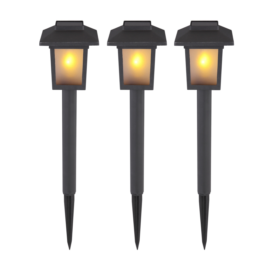 Globo - ΣΕΤ 3x Ηλιακή λάμπα LED 3xLED/1,2V IP44 200 mAh