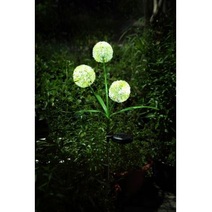Globo - Ηλιακό φωτιστικό LED 3xLED/0,06W/3V 5000K IP44 200 mAh κίτρινο