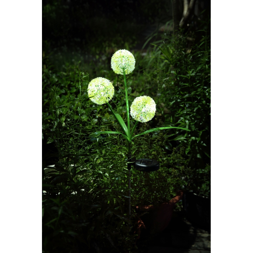 Globo - Ηλιακό φωτιστικό LED 3xLED/0,06W/3V 5000K IP44 200 mAh κίτρινο