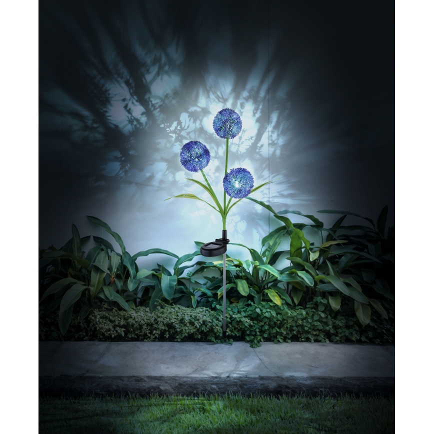 Globo - Ηλιακό φωτιστικό LED 3xLED/0,06W/3V 5000K IP44 μωβ