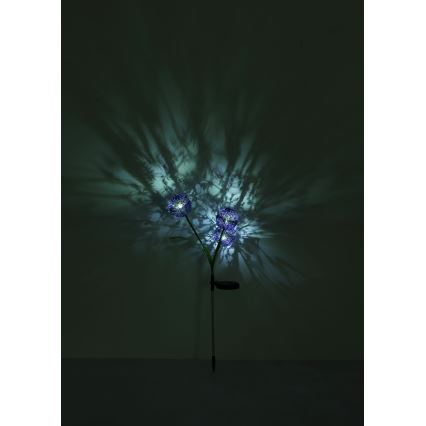 Globo - Ηλιακό φωτιστικό LED 3xLED/0,06W/3V 5000K IP44 μωβ