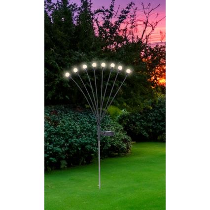 Globo - Ηλιακό φωτιστικό LED 8xLED/0,06W/3,2V 3000K IP44