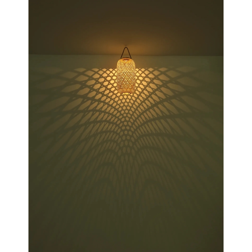 Globo - Ηλιακό φωτιστικό LED/0,06W/3V μπαμπού IP44 600 mAh