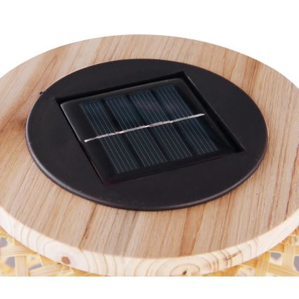 Globo - Ηλιακό φωτιστικό LED LED/0,06W/3V μπαμπού IP44