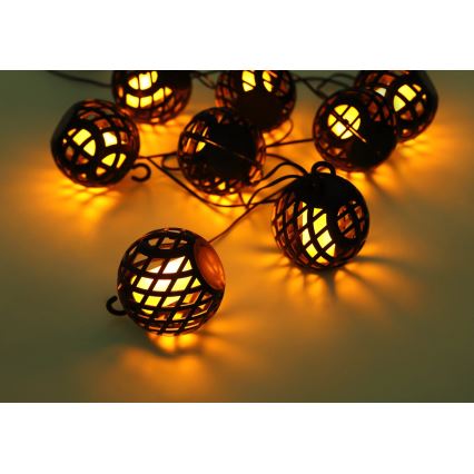 Globo - LED ηλιακή διακοσμητική αλυσίδα 98xLED/0,1W/3V 410 εκ. IP44 600 mAh