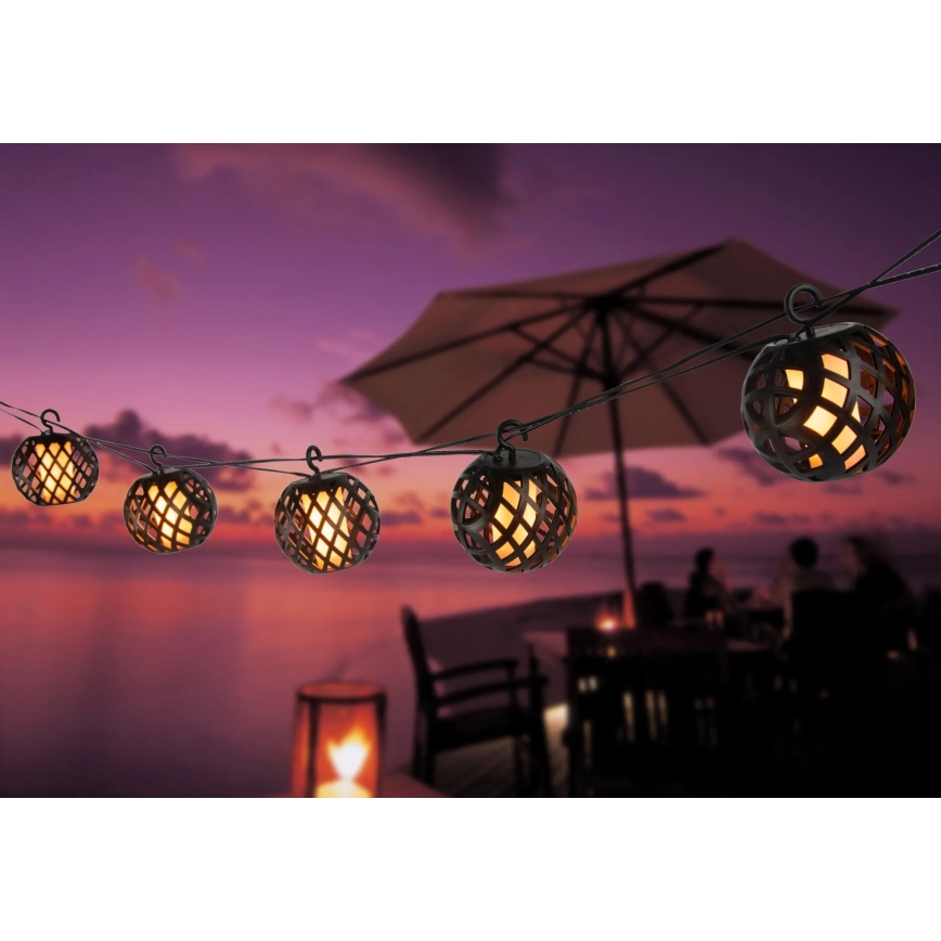 Globo - LED Ηλιακά διακοσμητικά λαμπάκια 98xLED/0,1W/3V 410 cm IP44