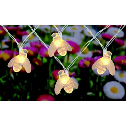 Globo - Ηλιακά λαμπάκια LED 20xLED/0,06W/3V IP44 300 mAh