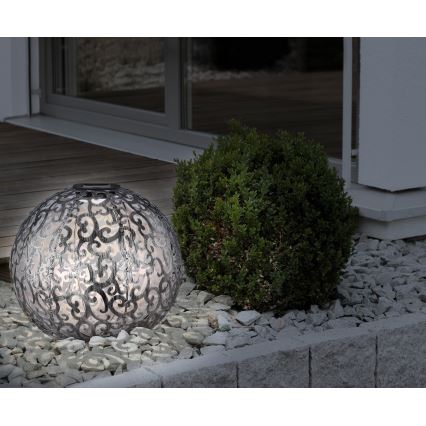 Globo - Ηλιακό φωτιστικό LED LED/0,06W/1,2V ασήμι IP44 285x400 mm