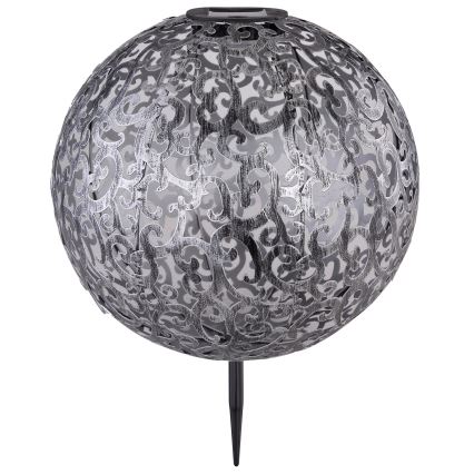 Globo - Ηλιακό φωτιστικό LED LED/0,06W/1,2V ασήμι IP44 285x400 mm