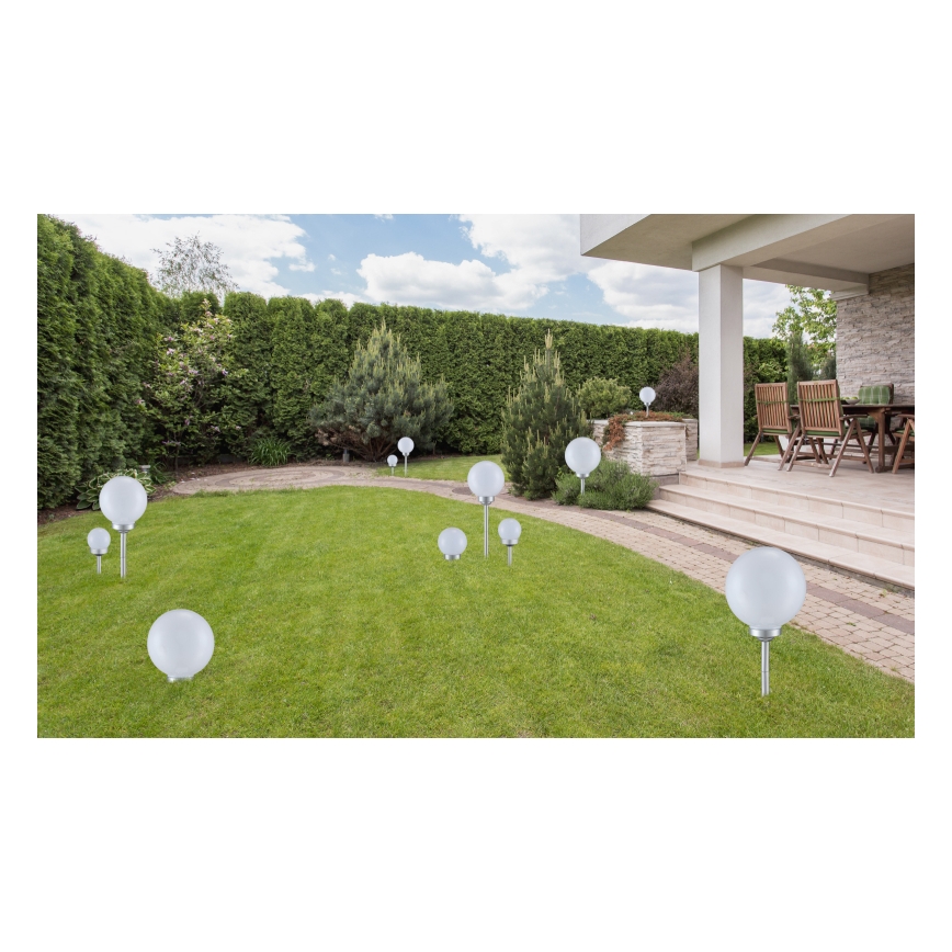 Globo - ΣΕΤ 3x Ηλιακό φωτιστικό LED LED/0,06W/3V 4000K διάμετρος 10 cm IP44