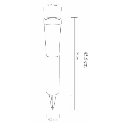 Globo - ΣΕΤ 2x Ηλιακό φωτιστικό LED LED/0,1W/3V 6000K IP44 400 mAh