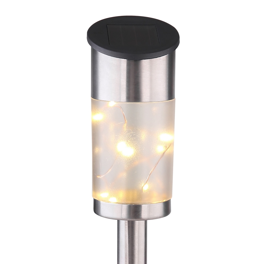 Globo- ΣΕΤ 2x Ηλιακά φωτιστικά καρφωτά 10xLED/0.06W/1.2V IP44