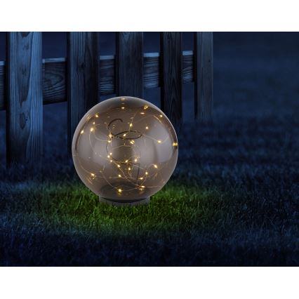 Globo - Ηλιακό φωτιστικό LED 30xLED/0,06W/1,2V διάμετρος 20 cm IP44