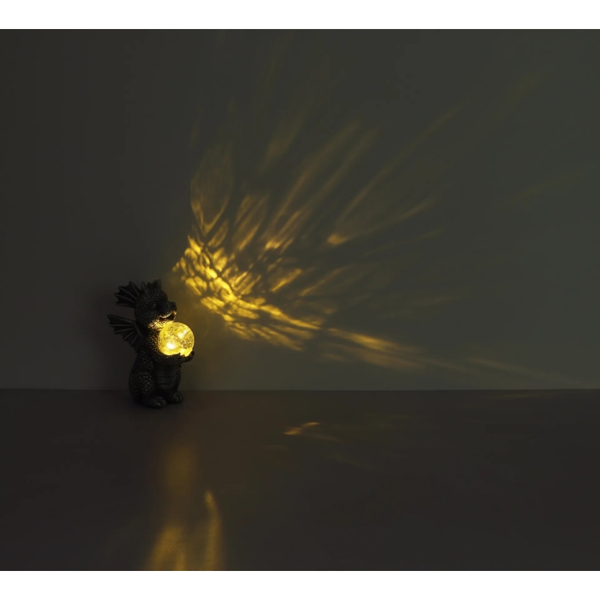 Globo - Ηλιακό διακοσμητικό LED LED/0,02W/3V IP44 δράκος 300 mAh