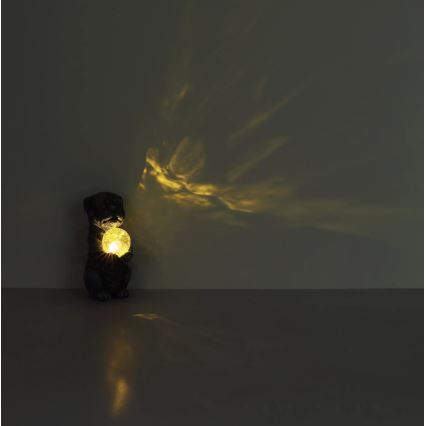 Globo - LED Ηλιακό διακοσμητικό LED/0,02W/3V IP44 σκύλος