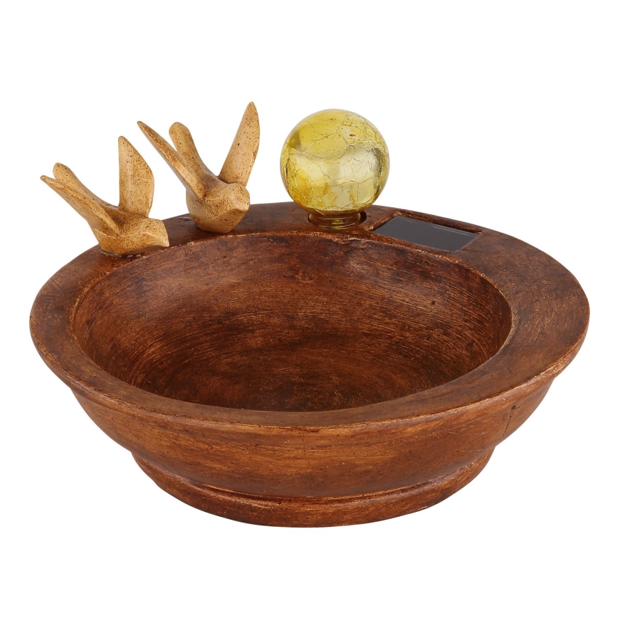 Globo - LED Ηλιακό φωτιστικό LED/0,06W/3V IP44 μπανιέρα πτηνών