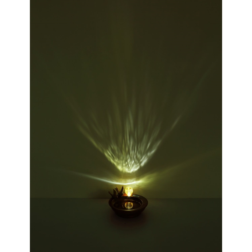 Globo - LED Ηλιακό φωτιστικό LED/0,06W/3V IP44 μπανιέρα πτηνών