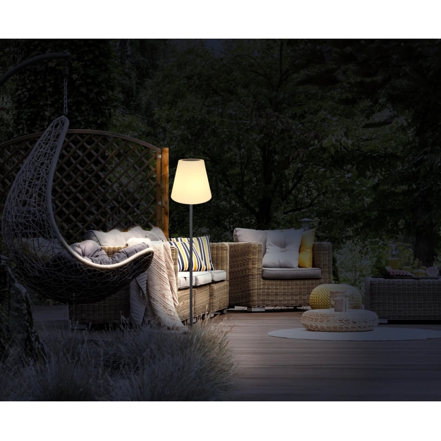 Globo - LED RGB Ηλιακό επιδαπέδιο φωτιστικό με αφής LED/0,1W/3V IP44 2000 mAh + τηλεχειριστήριο