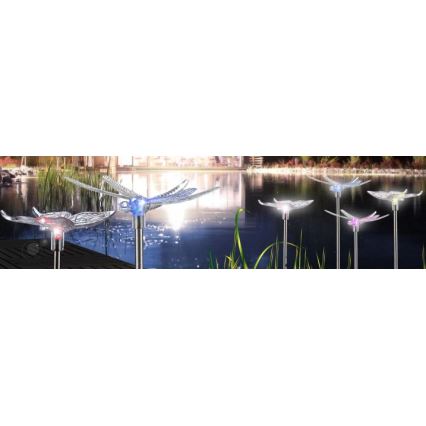 Globo - ΣΕΤ 4x Ηλιακό φωτιστικό LED LED/0,06W/3V IP44