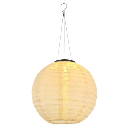 Globo - LED Κρεμαστό ηλιακό φωτιστικό LED/0,5W/3V IP44 μπεζ