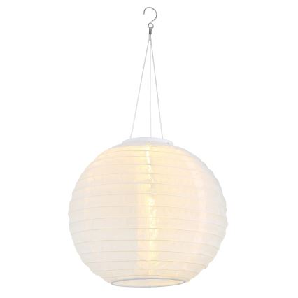 Globo - LED Κρεμαστό ηλιακό φωτιστικό LED/0,5W/3V IP44 λευκό 300 mAh