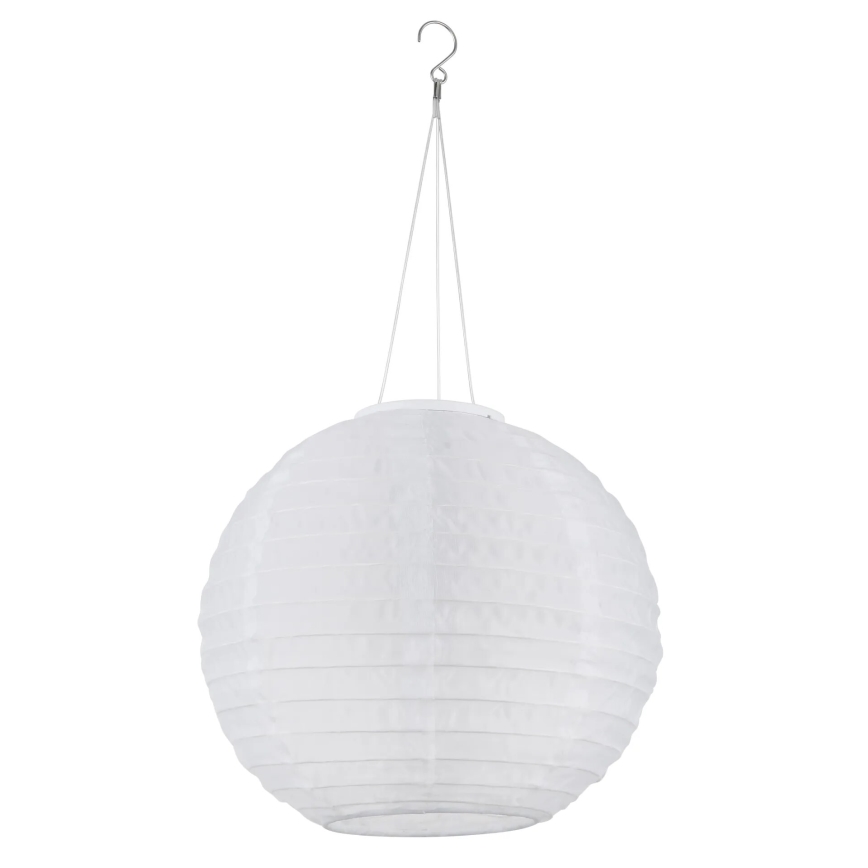 Globo - LED Κρεμαστό ηλιακό φωτιστικό LED/0,5W/3V IP44 λευκό 300 mAh