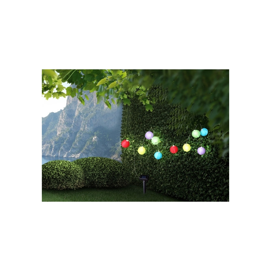 Globo 33971 - Ηλιακή φωτεινή αλυσίδα LED 10xLED/0,06W/1,2V