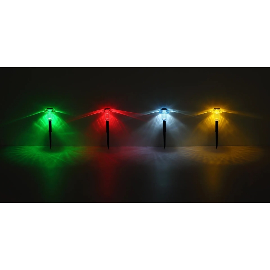 Globo - ΣΕΤ 4x LED RGB Ηλιακό φωτιστικό LED/0,05W/3V IP44 150 mAh