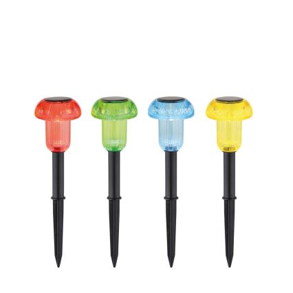 Globo - ΣΕΤ 4x Ηλιακό φωτιστικό LED RGB LED/0,05W/3V IP44