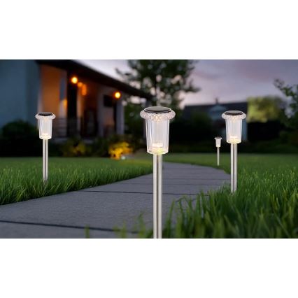Globo - ΣΕΤ 4x Ηλιακό φωτιστικό LED LED/0,06W/1,2V IP44 100 mAh