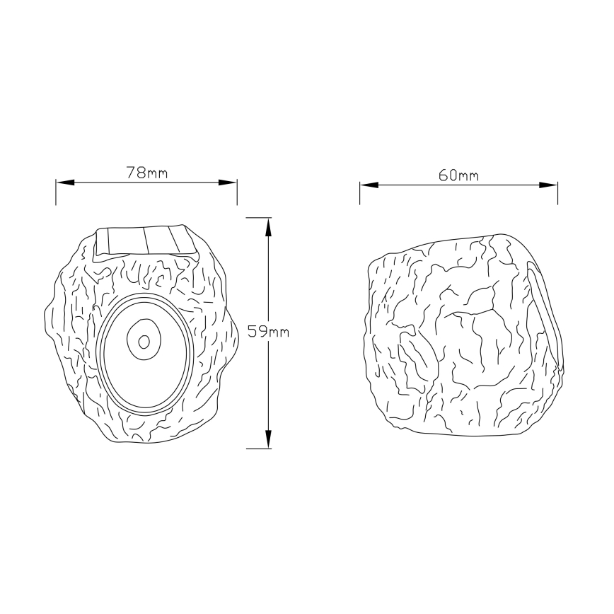 Globo - Ηλιακό φωτιστικό LED LED/0,07W/3V IP44 600 mAh