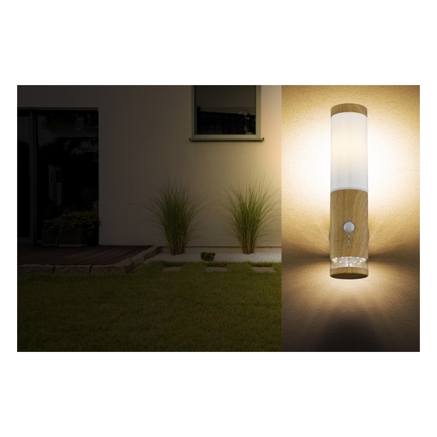 Globo - Εξωτερικό φωτιστικό τοίχου με αισθητήρα 1xE27/15W/230V IP44