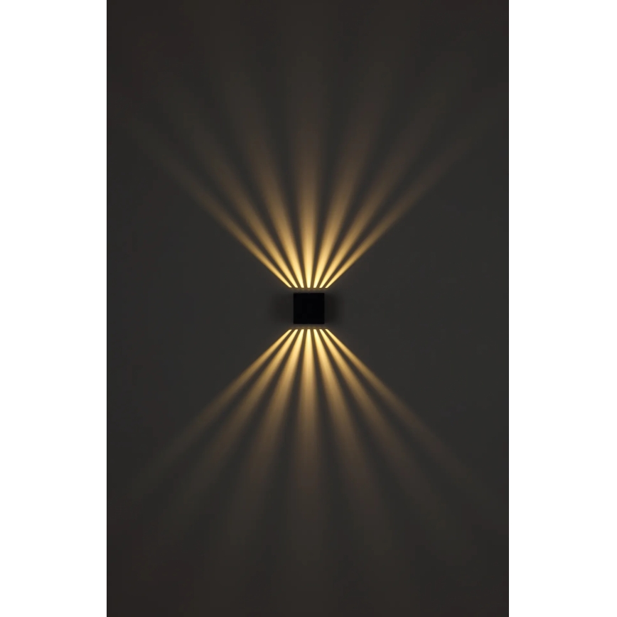 Globo - LED επιτοίχιο εξωτερικό φωτιστικό LED/6W/230V IP54 ανθρακί