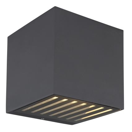 Globo - LED επιτοίχιο εξωτερικό φωτιστικό LED/6W/230V IP54 ανθρακί