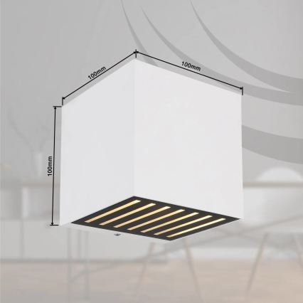 Globo - LED επιτοίχιο φωτιστικό εξωτερικού χώρου LED/6W/230V IP54 λευκό