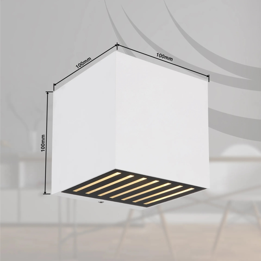 Globo - LED επιτοίχιο φωτιστικό εξωτερικού χώρου LED/6W/230V IP54 λευκό