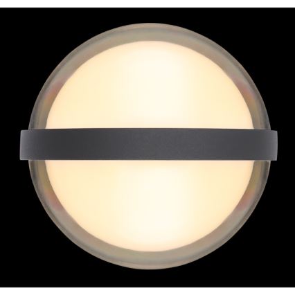 Globo - Επιτοίχιο φωτιστικό εξωτερικού χώρου LED LED/12W/230V IP54 μαύρο