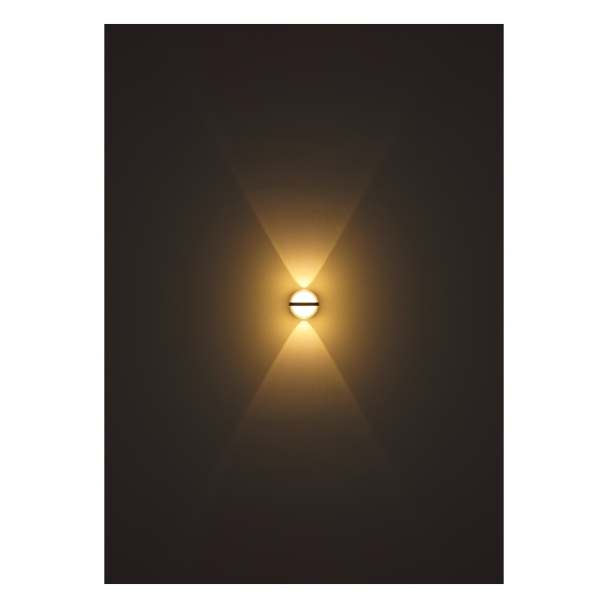 Globo - Επιτοίχιο φωτιστικό εξωτερικού χώρου LED LED/12W/230V IP54 μαύρο