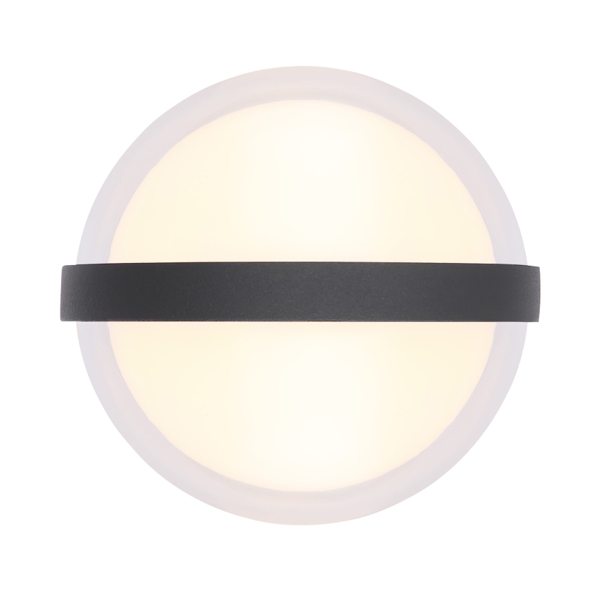 Globo - Επιτοίχιο φωτιστικό εξωτερικού χώρου LED LED/12W/230V IP54 μαύρο