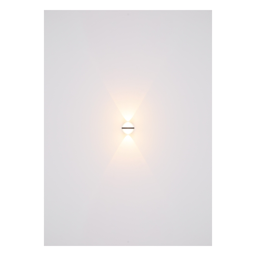 Globo - Επιτοίχιο φωτιστικό εξωτερικού χώρου LED LED/12W/230V IP54 μαύρο