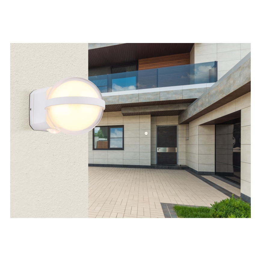 Globo - Επιτοίχιο φωτιστικό εξωτερικού χώρου LED LED/12W/230V IP54 λευκό