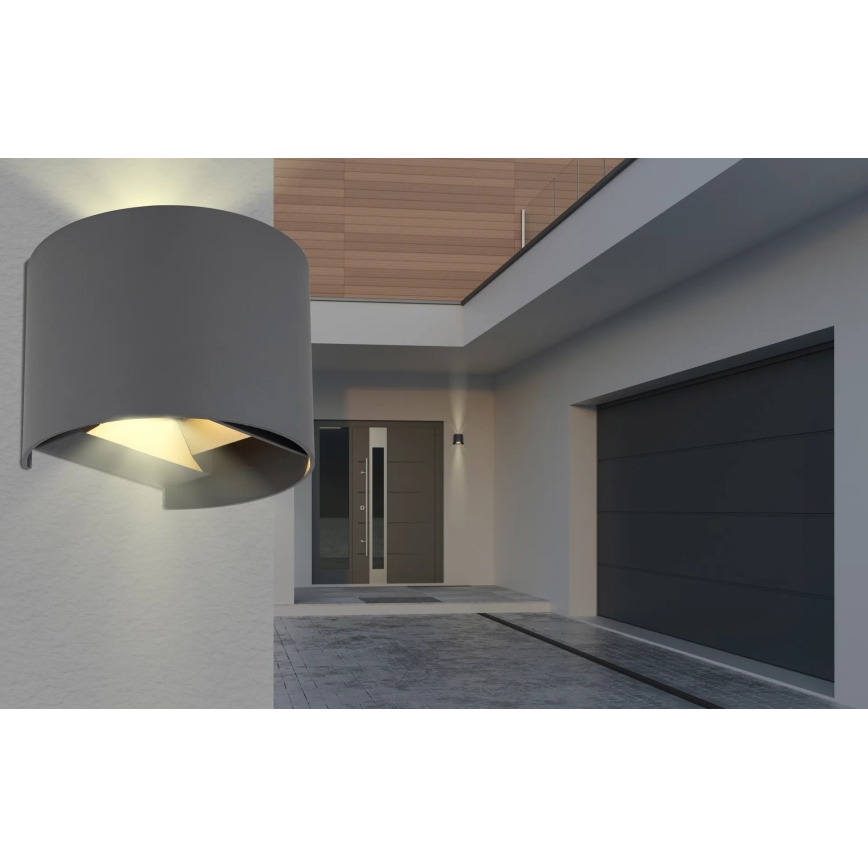 Globo - LED Εξωτερικό επιτοίχιο φωτιστικό 2xLED/3W/230V IP54